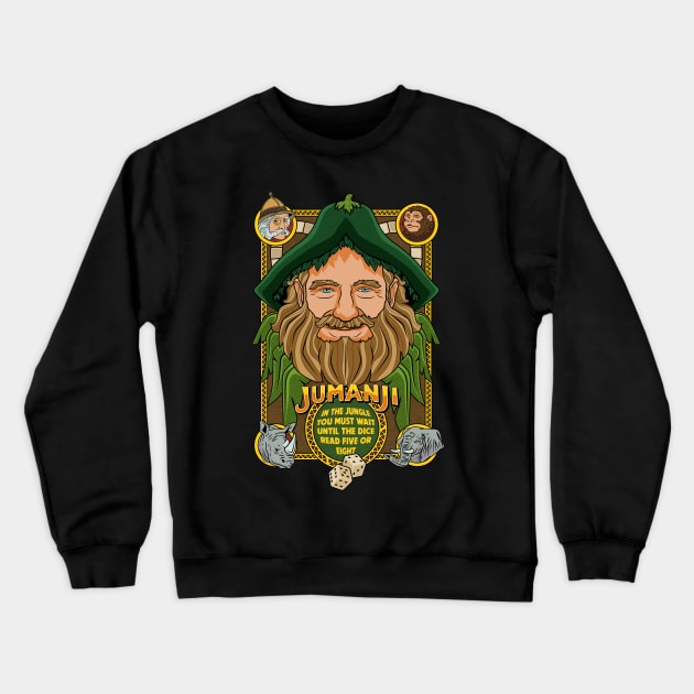 in the jungle you must wait Crewneck Sweatshirt by redwane